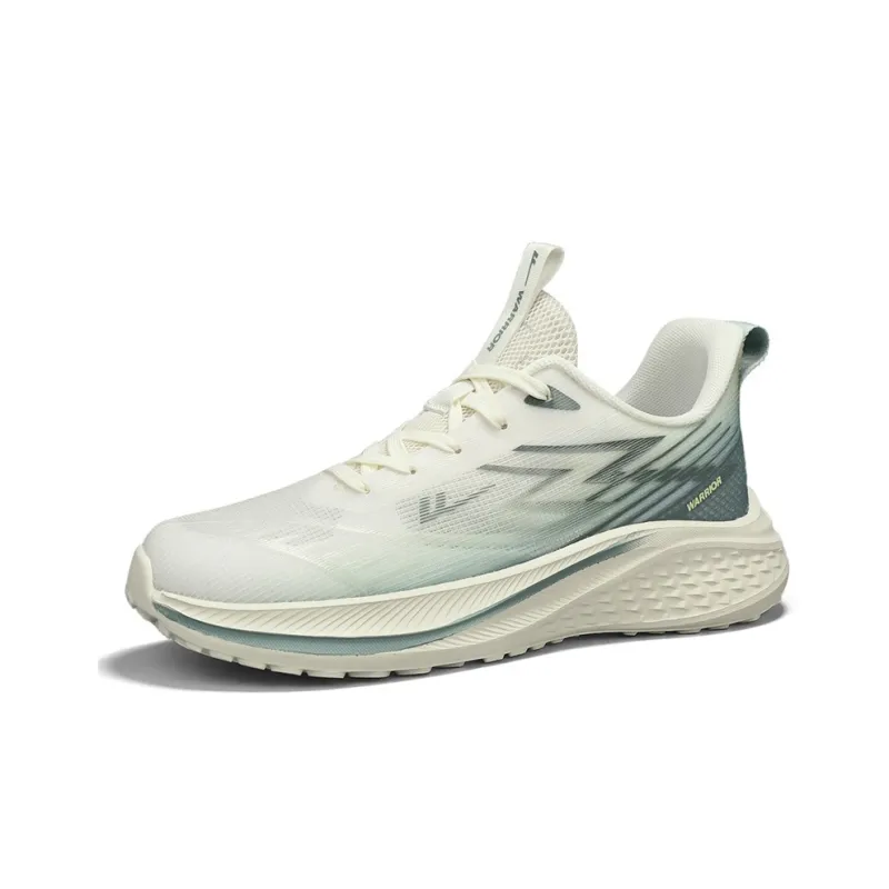 WARRIOR Running Shoes Men Low Top White Blue Yellow/Gray Blue Green/Gray Moon Orange/Black White-8