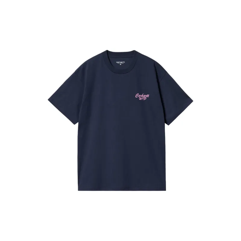 Carhartt WIP Logo Printed Crewneck T Shirt-1