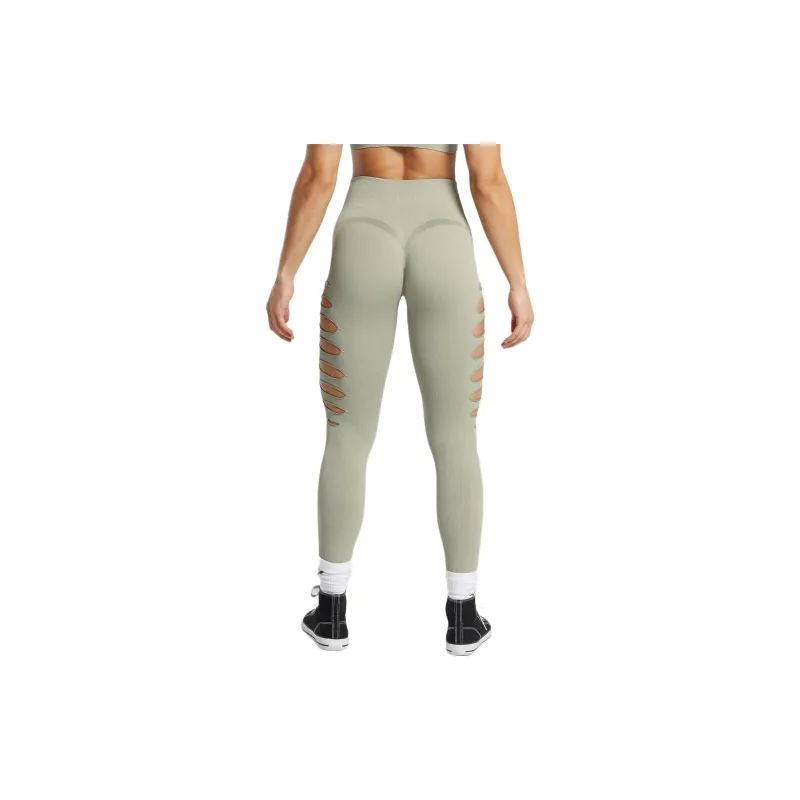GYMSHARK Leggings Women's Pink Green Chalk-1