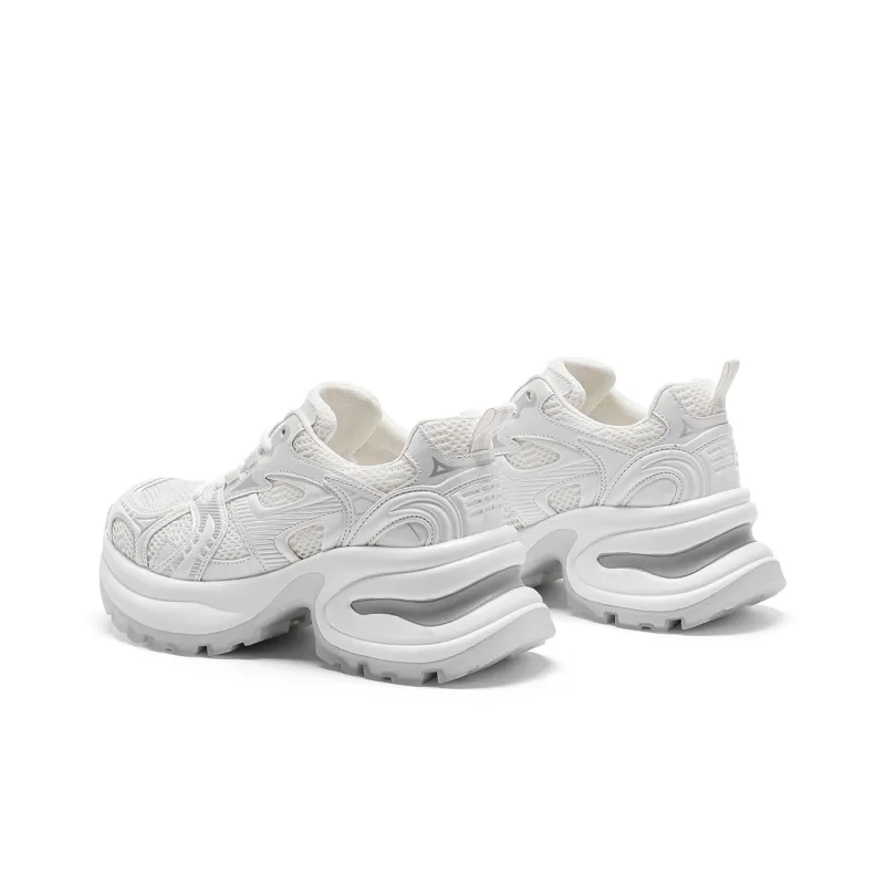 C°BANNER Low Top Chunky Sneakers Women's White-2