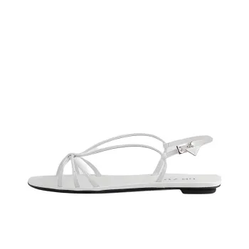 PRADA Flat Leather Sandals