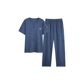 MADALLO Pajama Set Men's Navy Blue