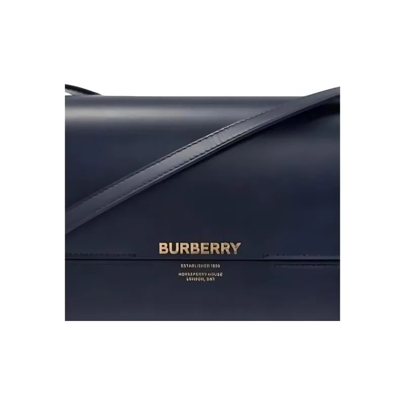 Burberry Cow Leather Crossbody Bag Shoulder Bag Regular Women's Dark Purple-7