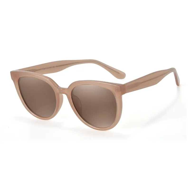 Cornstone TR/Memory Plastic Round Sunglasses Women's Black 1-1