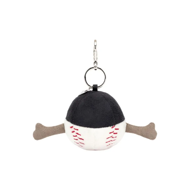 JELLYCAT Amuseables Sports Baseball Bag Charm-2
