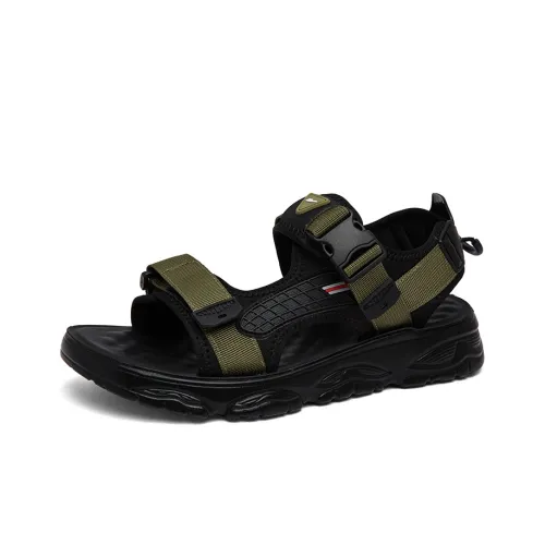 WARRIOR Beach Sandals Men Green/Black