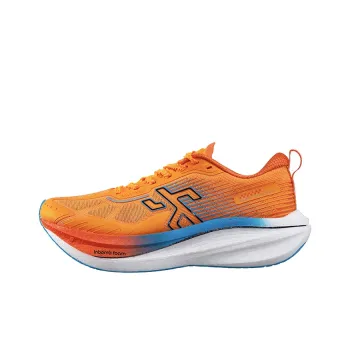 Dumb Cards Cushioning Anti-Slip And Wear-Resistant Lightweight Rebound Low-Top Running Shoes Unisex Flame Orange