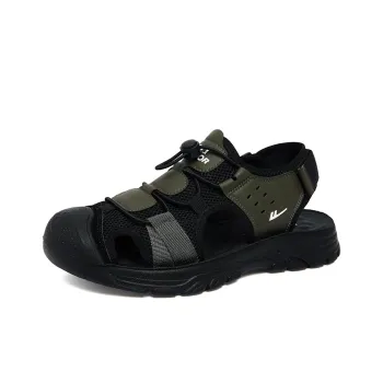 Warrior River Trekking Shoes Wear resistant, Lightweight, Breathable, And Non slip. Beach Sandals Men's Green Black