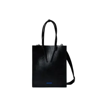 ADER ERROR Cow Leather Shoulder Bag, Crossbody Bag, Handbag Regular Men's Black