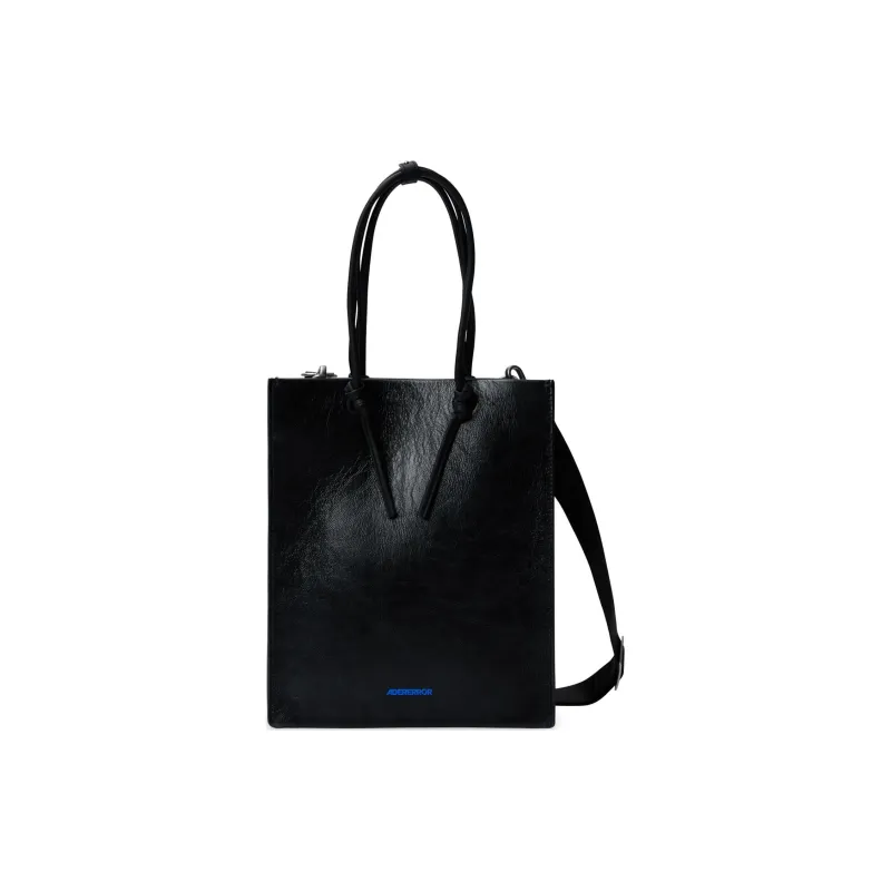 ADER ERROR Cow Leather Shoulder Bag, Crossbody Bag, Handbag Regular Men's Black-0