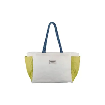 Patagonia Polyester Nylon Blend One Shoulder Handbags Women's White & Yellow