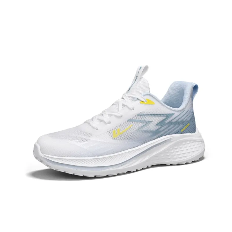 WARRIOR Running Shoes Men Low Top White Blue Yellow/Gray Blue Green/Gray Moon Orange/Black White-1