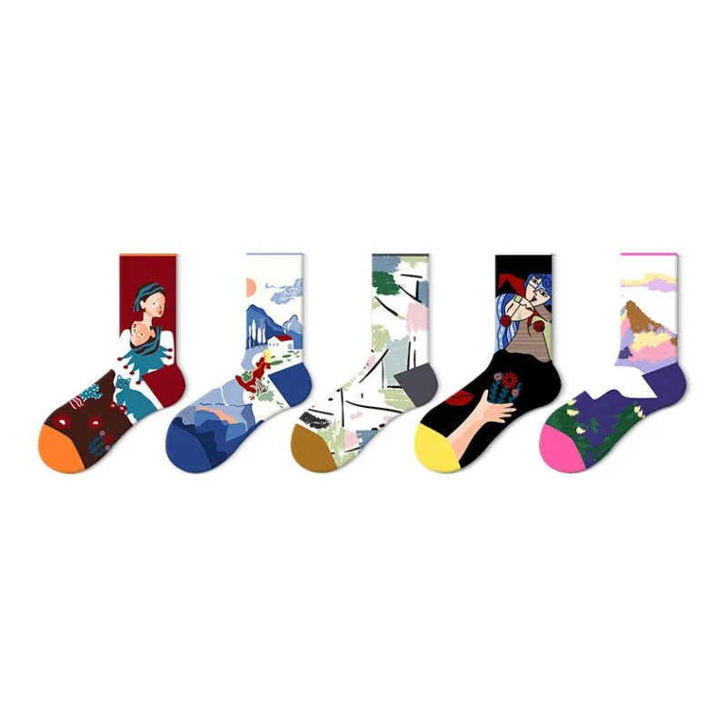 JKN Unisex Mid Calf Socks-10