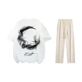 Set (White Tops+Off-White 2657 Casual Pants)