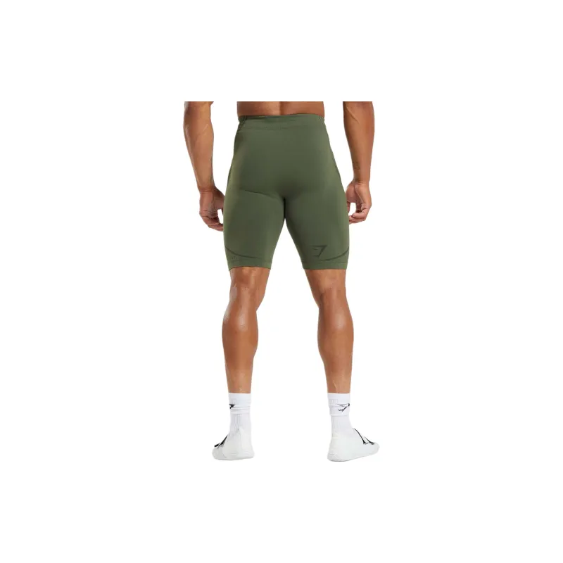 GYMSHARK 315 SEAMLESS SHORTS Sports Shorts Men's Green-1