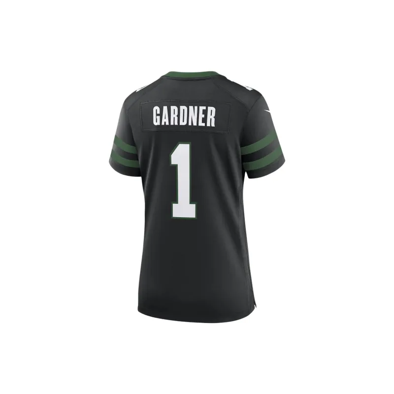 Nike Sauce Gardner New York Jets Women's Nike Nfl Game Football Jersey-1