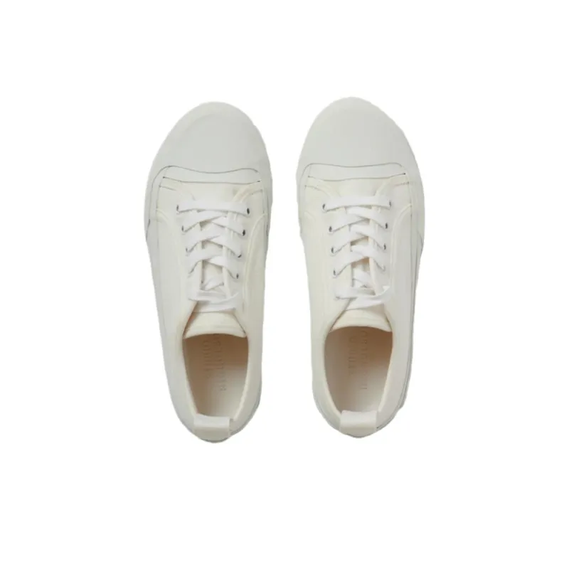 STUDIO NICHOLSON Canvas Shoes Unisex White-3