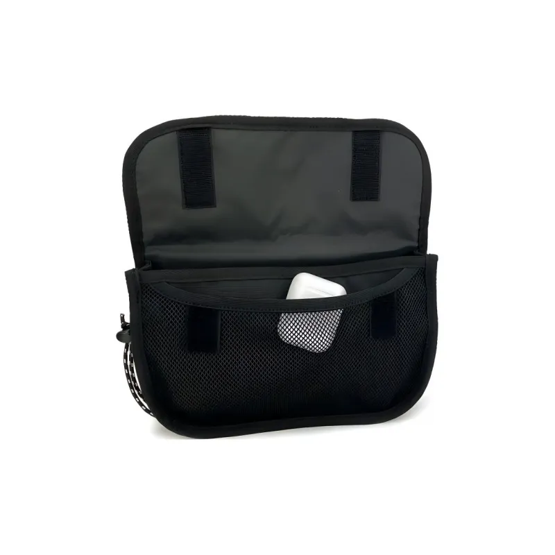 Thrasher Polyester Crossbody Bag Regular Unisex Black White-2