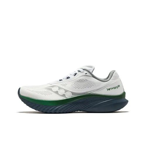 Saucony Kinvara 15 Running Shoes Men Low-Top White Gray