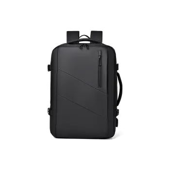 Dusen Kangaroo Oxford Backpack Regular Men's Black/Dark Gray