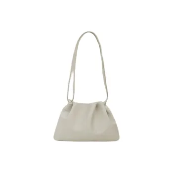 NOTHING WRITTEN Sheepskin Crossbody Bag Shoulder Bag Women's Light Beige