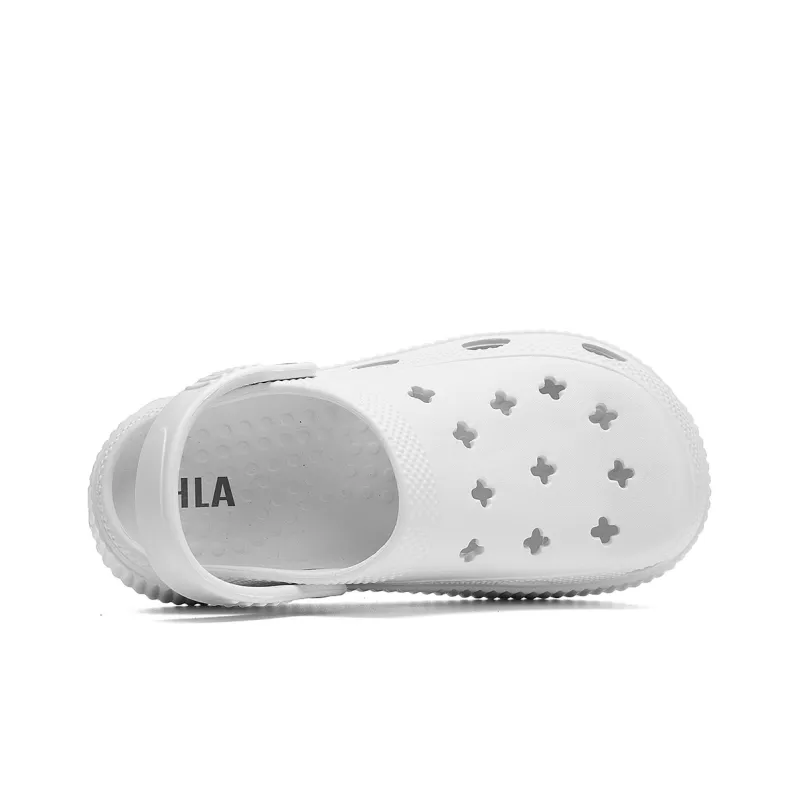 HLA Clogs Women's Squashy And Bouncy Feeling Platform Reversible Outerwear Seaside Slippers-2