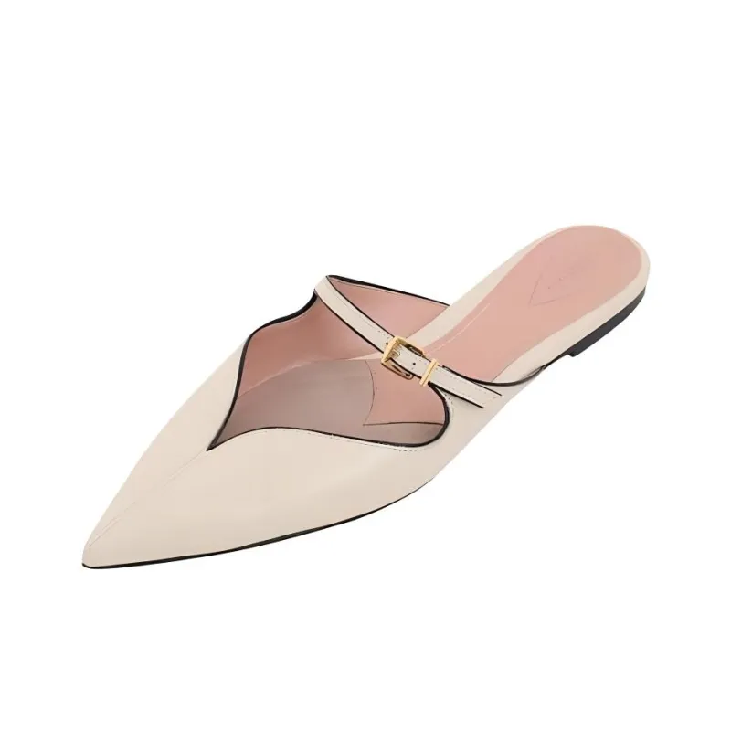 Zimmermann Closed Toe Slippers Women's Beige-2