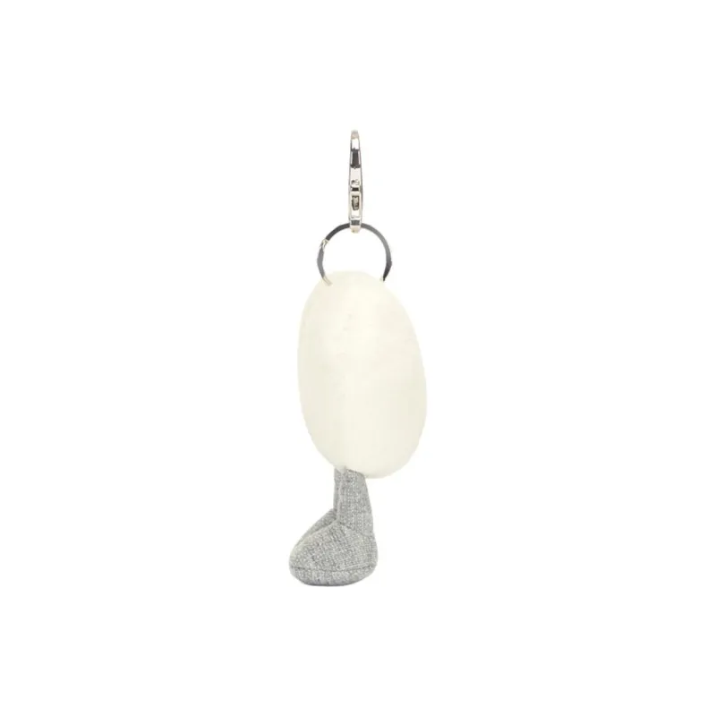 JELLYCAT Amuseables Cream Heart Bag Charm-2