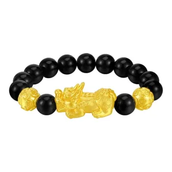 Putuo Mountain People Obsidian Jade Bracelets Unisex