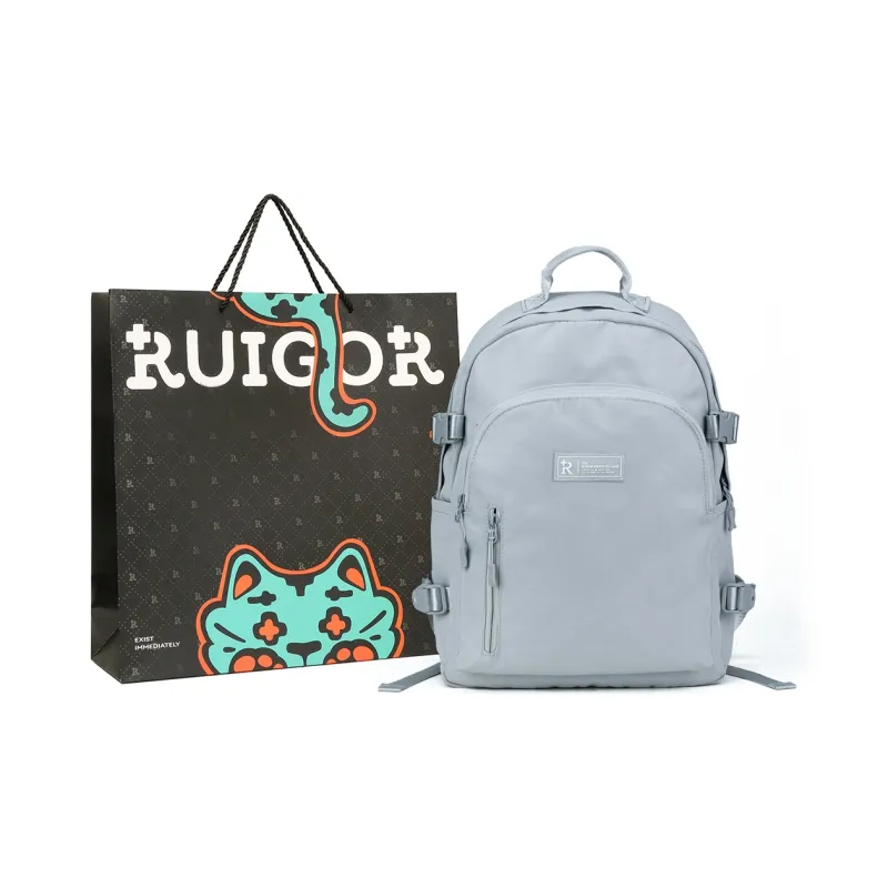 RUIGOR Fabric Backpack Unisex Ecru-8
