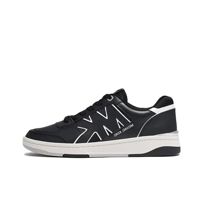 Michael Kors Rebel Lace-up Leather Sneakers-0