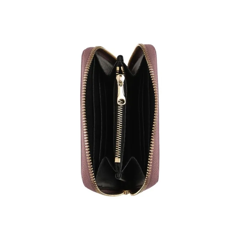 Folli Follie Leather Wallet Small Size Unisex Light Purple-2