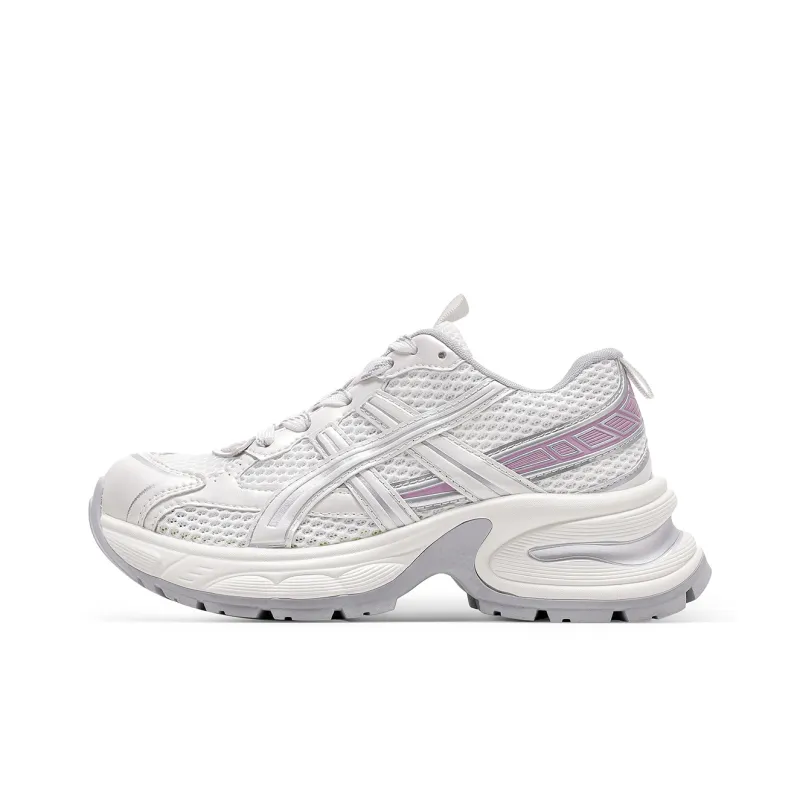 C°BANNER Low Top Chunky Sneakers Women's White Purple-0