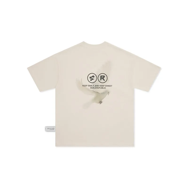 SMILEREPUBLIC T-Shirt Unisex Khaki-1