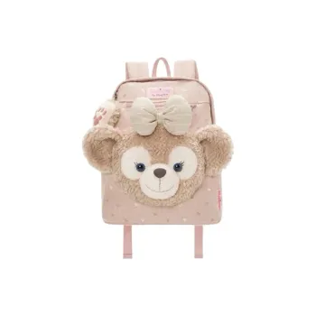 Disney Plush Denim Canvas Backpack Women's Pink & White