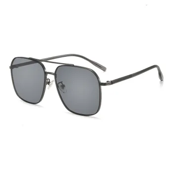 Cornstone Titanium Alloy Square Sunglasses Men's