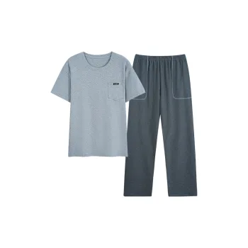 MADALLO Pajama Set Men's Steel Blue