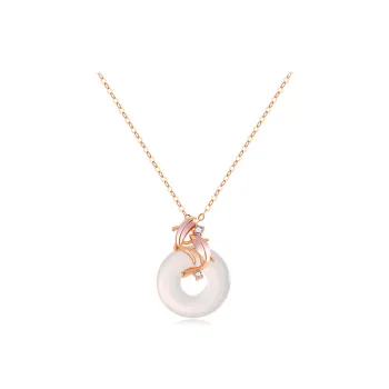WANLIACC Colored Glaze Necklaces Women's