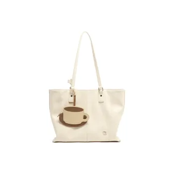 MICOCAH PU Tote Bag, Shopping Bag, Handbag, Shoulder Bag Women's