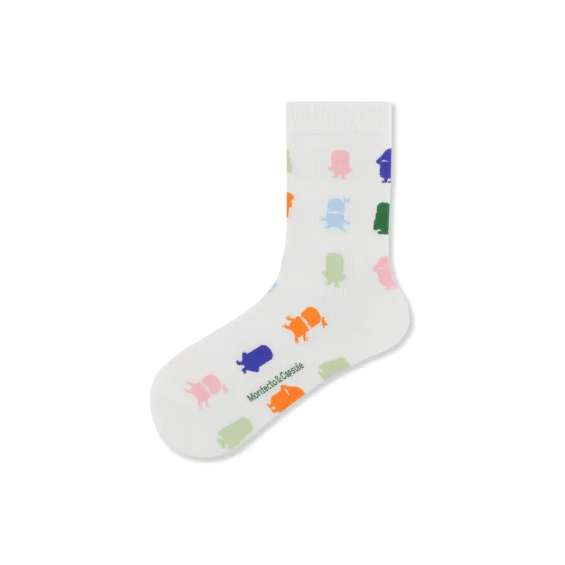 Montecto&Capsule Mid Calf Socks Unisex-2
