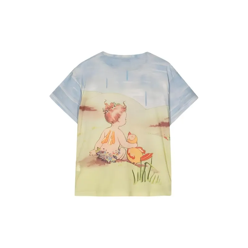 Molly Goddard T-Shirt Women's Light Green-1