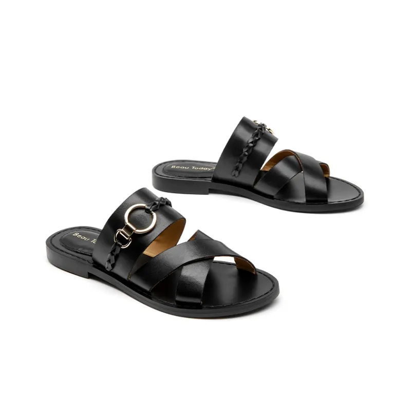 Beau Today Rubber Sole Slide Slippers Women's-7