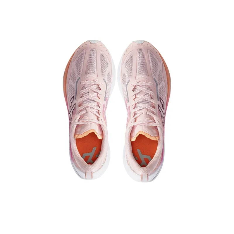 Dumb Cards Cushioning Anti Slip And Wear Resistant Lightweight Rebound Low Top Running Shoes Unisex Mulan Pink-2