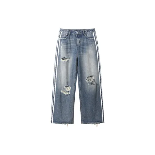 KREATE DENIM Washing Process Series Jeans Unisex Denim Blue