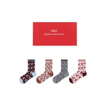 Montecto&Capsule Mid Calf Socks Unisex Gift Box Set