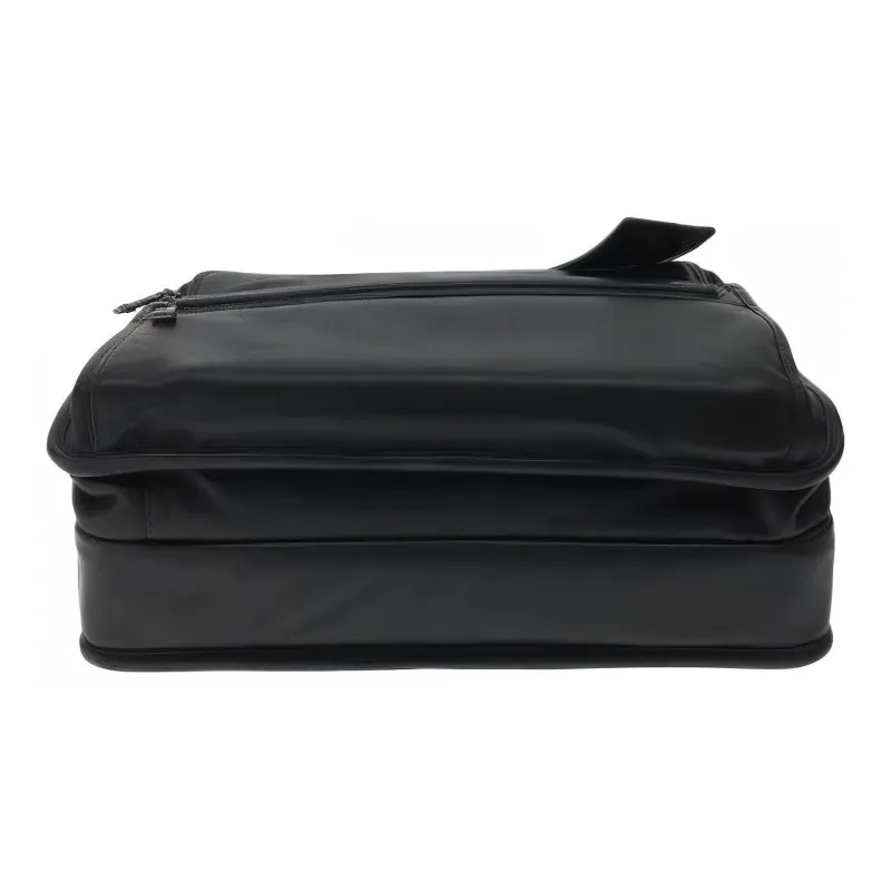 TUMI Leather Laptop Bag Boston Bag Handbag Men's Black-3