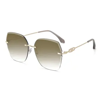 Cornstone Alloy Irregular Shape Sunglasses Women's