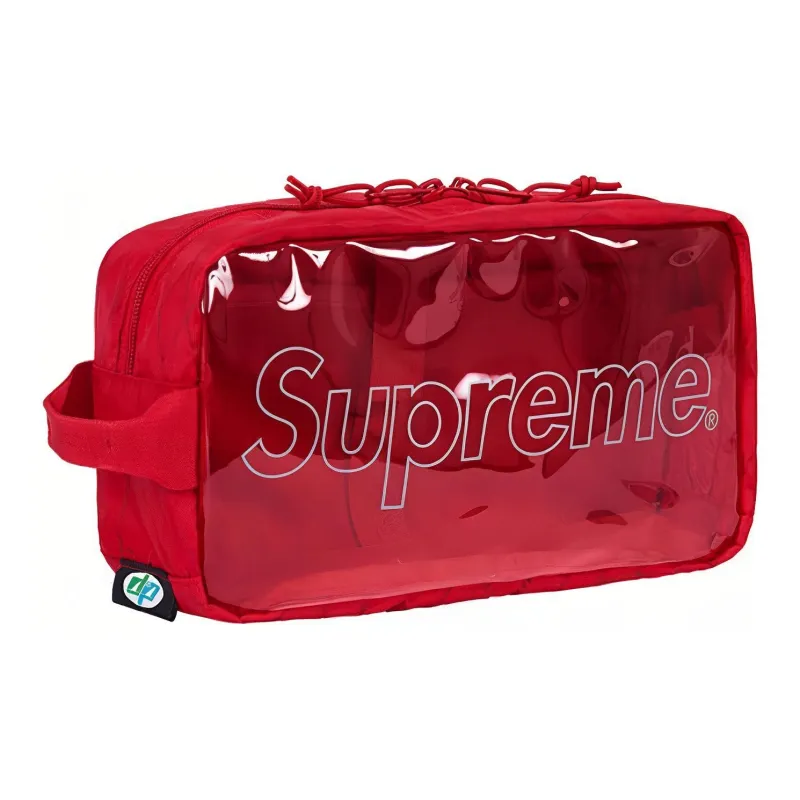 Supreme FW18 PVC Polyvinyl Chloride Toiletry Travel Storage Bag Unisex-1