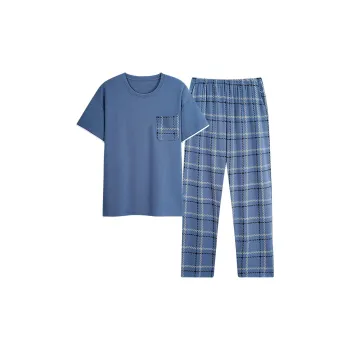 MADALLO Pajama Set Men's Royal Blue