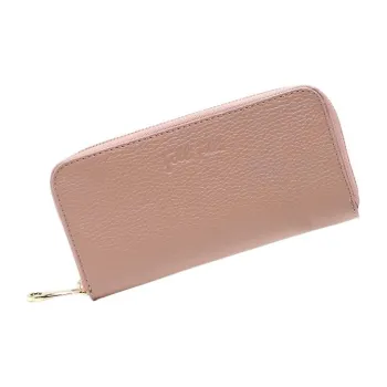 Folli Follie Leather Wallet Large Size Women's Pink